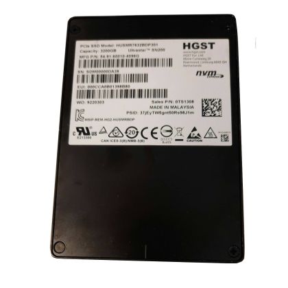 0TS1308 | HGST Ultrastar SN200 3.2TB PCI-Express 3.0 X4 NVMe 1.2 U.2 2.5-inch Solid State Drive (SSD)