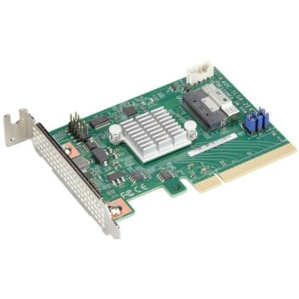 AOC-SLG4-2E4T | Supermicro dual-Port PCI-Express 4.0 x16 NVMe Low Profile Host Bus Adapter (HBA)