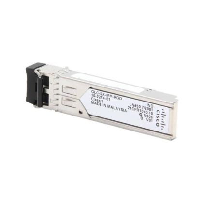 GLC-SX-MM-RGD | Cisco 1000BASE-SX Multi-mode Fiber 550m 850nm LC Connector SFP Transceiver Module