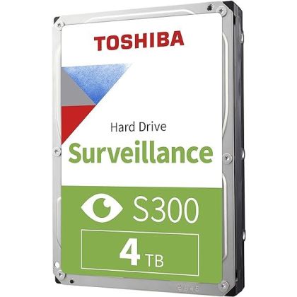 HDWT140UZSVAR | Toshiba S300 Surveillance series 4TB SATA 6Gb/s 5400RPM 128MB Cache 3.5-inch Internal Hard Drive