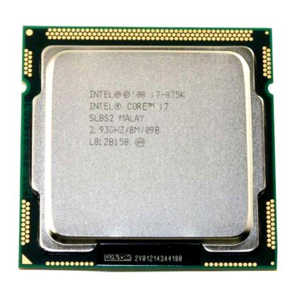 SLBS2 | Intel Core i7-875K Quad Core 2.93GHz 2.50GT/s DMI 8MB L3 Cache Socket LGA1156 Desktop Processor