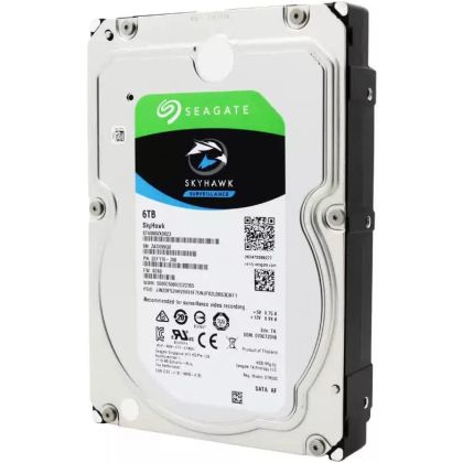 ST6000VX0023 | Seagate SkyHawk 6TB SATA 6Gb/s 7200RPM 256MB Cache 3.5-inch Internal Hard Drive