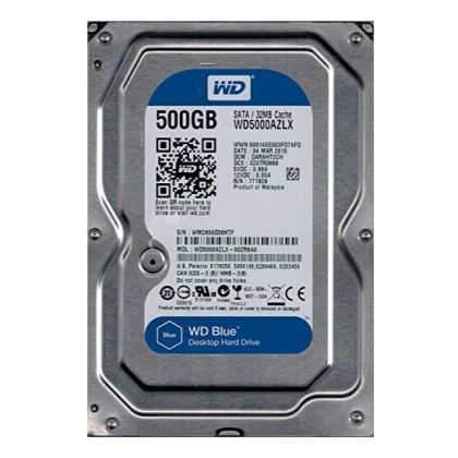 WD5000AZLX-60K2TA0 | Western Digital Blue 500GB SATA 6Gb/s 7200RPM 32MB Cache 3.5-inch Internal Hard Drive
