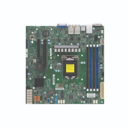 X11SCH-LN4F | Supermicro Core i3 8th/9th Gen/Pentium/Celeron/Xeon E-2200/E-2100 Single Socket LGA1151 SATA PCI-Express M.2 SupPorted Micro-ATX Server Motherboard
