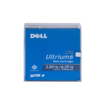 3W22T | Dell Data Cartridge LTO-6 2.50TB (Native) / 6.25TB (Compressed) 2775.59 ft Tape Length