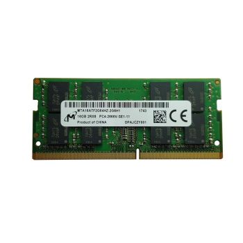 MTA16ATF2G64HZ-2G6H1 Micron 16GB PC4-21300 DDR4-2666MHz non-ECC Unbuffered CL19 260-Pin SoDimm 1.2V Dual Rank Memory Module