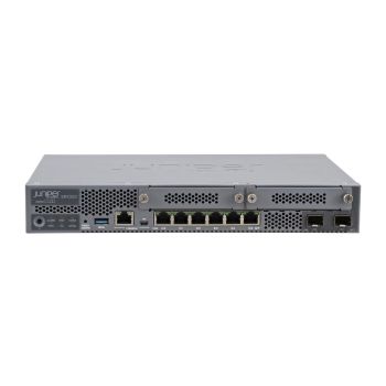 SRX320-SYS-JB | Juniper SRX320 8-Ports 10/100/1000BASE-T Ethernet Desktop Network Security Appliance with 2-Ports SFP
