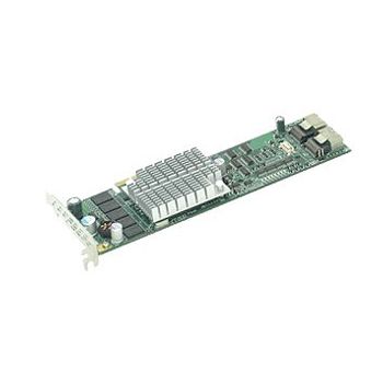 AOC-USASLP-S8I | Supermicro 8-Port SAS / SATA 128MB DDR2 RAID Controller