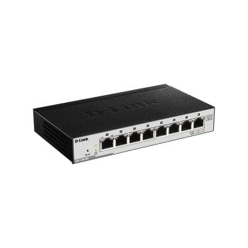 DGS-1100-08P | D-Link 8-Ports Gigabit PoE Managed Smart Switch