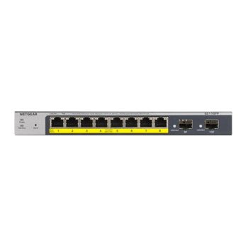 GS110TP | Netgear Prosafe 8-Ports Gigabit Smart Switch With PoE and Fiber Uplink
